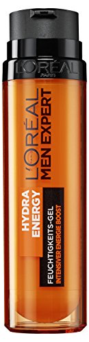 L'Oreal Men Expert Hydra Energy Feuchtigkeits-Gel, Intensiver Energie Boost mit Kreatin, 50 ml