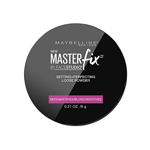 Maybelline Master Fix Translucent Powder, farbloses Puder, fixiert das Make-up und mattiert den Teint den ganzen Tag lang, 6 g