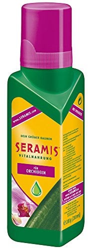 Seramis Flüssiger Pflanzendünger mit Dosierhilfe für Orchideen, Vitalnahrung, 200 ml, Grün