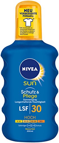 Nivea Sun Schutz & Pflege LSF 30 Sonnenspray, 1er Pack (1 x 200 ml)