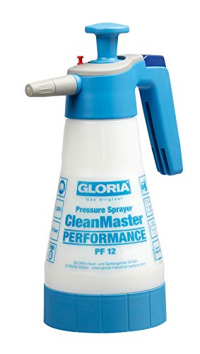 GLORIA Drucksprühgerät CleanMaster Performance PF12, 1,25L pH 2 bis 9, weiß