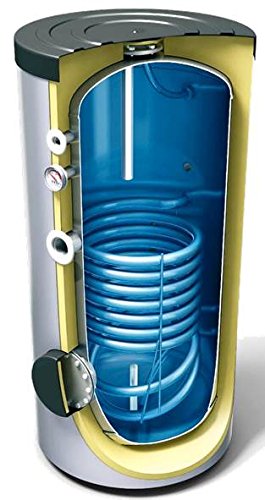 160 L Liter Warmwasserspeicher mit 1 Wärmetauscher, Standspeicher, Elektrospeicher