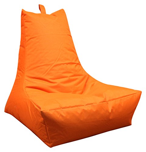 Mesana XXL Lounge-Sessel, ca. 100x90x80 cm, Sitzsack für Outdoor & Indoor, wasserabweisend, viele verschiedene Farben, orange