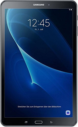 Samsung Galaxy Tab A SM-T580 25,54 cm (10,1 Zoll) Tablet-PC (1,6 GHz Octa-Core, 2GB RAM, 32GB eMMC, WiFi, Android 6.0) schwarz