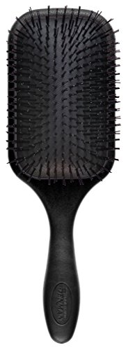 Denman Haarbürste (Langhaarbürste) D90L Tangle Tamer Ultra, Entwirrungs- und Pflege-Bürste für lange und kräftige Haare, Nylonborsten, schwarz