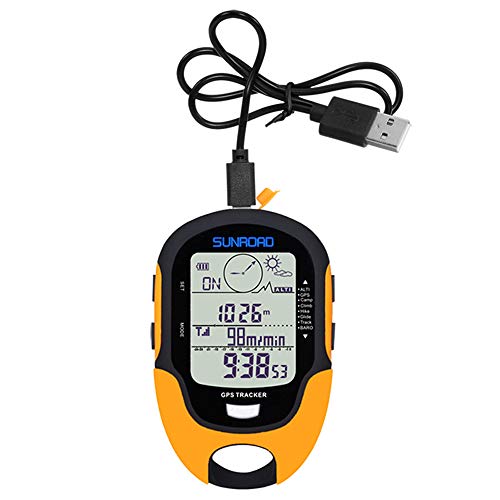 Lepeuxi Multifunktions LCD Digital GPS Höhenmesser Barometer Kompass Tragbare Outdoor Camping Wandern Klettern Höhenmesser mit Led-Taschenlampe