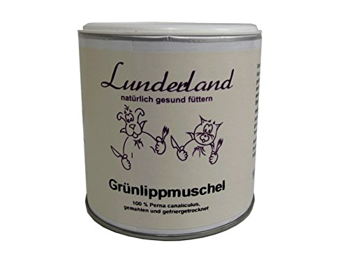 Lunderland Grünlippmuschel für Hunde, Katzen und Pferde, 1er Pack (1 x 100 g)