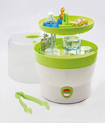 H+H BS 29g Babyflaschen-Sterilisator für 6 Flaschen in grün