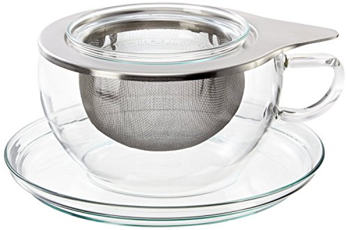 Trendglas Jena Tea Time Teetasse mit Edelstahlfilter (0,4 Liter)