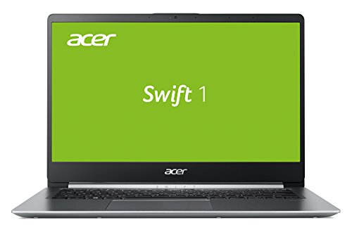 Acer Swift 1 (SF114-32-P31S) 35,6 cm (14 Zoll Full-HD IPS matt) Ultrabook (Intel Pentium N5000, 8 GB RAM, 256 GB SSD, Intel UHD, Win 10) silber