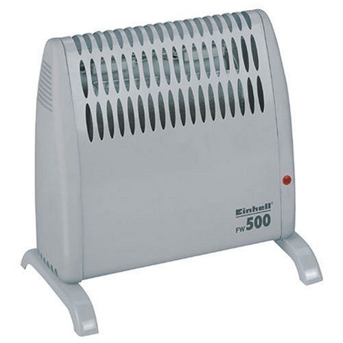 Einhell Frostwächter FW 500 (500 Watt, Mica Heizelement, stufenloses Thermostat, Stand- oder Wandgerät, Frostschutz)