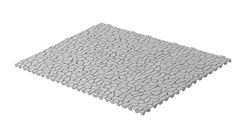 UPP Gartenplatten 30x30cm/ Terrassenplatten/Gartenweg/ Beetplatten/Bodenplatte (24 Teile, Stone)