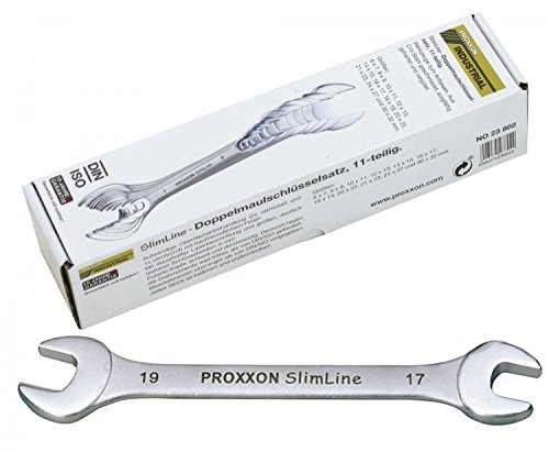 Proxxon Doppel-Maulschlüsselsatz, 11-teilig von , 23802
