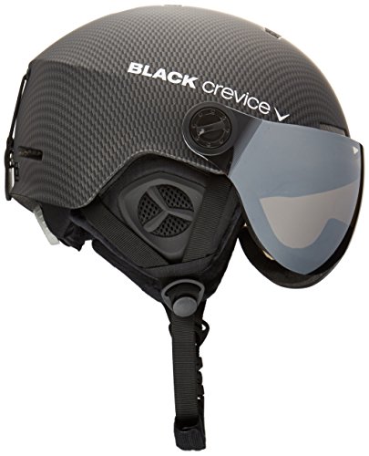 Black Crevice Erwachsene Skihelm Gstaad, schwarz carbon, 58-61 cm, BCR143921-CW-2