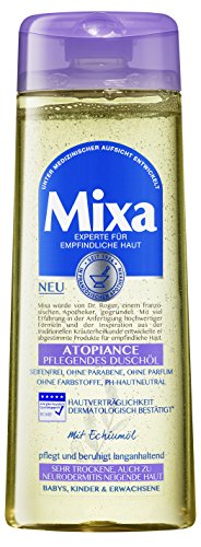 Mixa Atopiance Pflegendes Duschöl, für empfindliche, sehr trockene und zur Neurodermitis neigende Haut, pH-hautneutral, 3er Pack (3 x 250 ml)