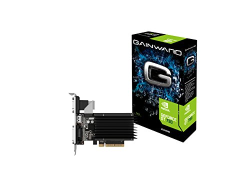Gainward GRA PCX GT730 SilentFX Grafikkarte (PCI-e, 2GB GDDR3-Speicher, HDMI, DVI, VGA, 1 GPU)