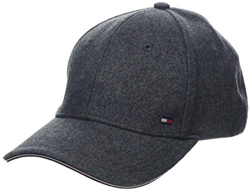 Tommy Hilfiger Herren Elevated Corporate Baseball Cap, Grau (Grey 0it), One Size (Herstellergröße:OS)