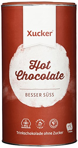 Xucker 750g Trink-Schokolade nur mit Xylit aus Frankreich gesüßt, Hot Chocolate, 10102