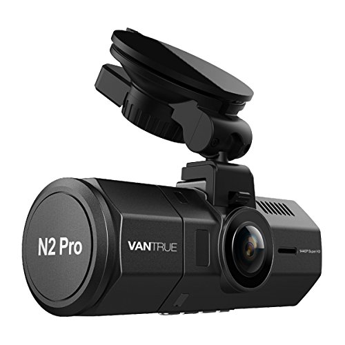 Vantrue N2 Pro Dashcam Auto Kamera Dual 1080P Vorne Hinten (2.5k 1440P vorne), Autokamera mit Sony Sensor, Infrarot Anzeige und Prima Nachtsicht, dash cam mit 1.5”, 310° Weitwinkel, GPS (extra), Parküberwachung, G Sensor, Bewegungssensor, Notfall Versperren , Loop Aufnahme und Zeitraffer, Unterstützt 256GB Karte