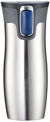 Contigo Trinkflasche West Loop, silver, 470 ml, 1000-0093, ohne Logo