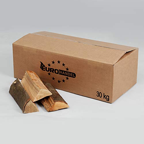 30kg Brennholz 100% Buche für Kaminofen, Ofen, Lagerfeuer, Feuerschalen, Opferschalen bis 25cm buchenholz kaminholz feuerholz Holz Krok Wood Vorsicht vor Fälschungen