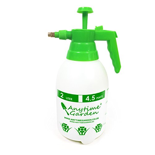 DRUCKSPRÜHER Universal Sprüher - Hand Gartenspritze, auch für Chemikalien und Pestizide geeignet – Spritzen Sie Unkräuter, Dünger usw. Messingdüse - 100% Zufriedenheitsgarantie (2L)