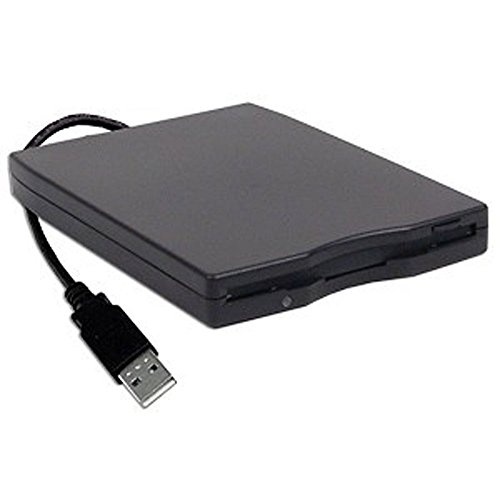 niceeshop(TM) Schwarz 3.5 Inch 1.44MB USB 2.0 Tagbare Externe Diskettenlaufwerk für Laptop Desktop