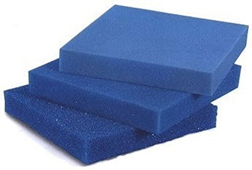 Filterschaum Filtermatte - Blau 50 x 50 x 3 cm 'grob' (ppi 10)