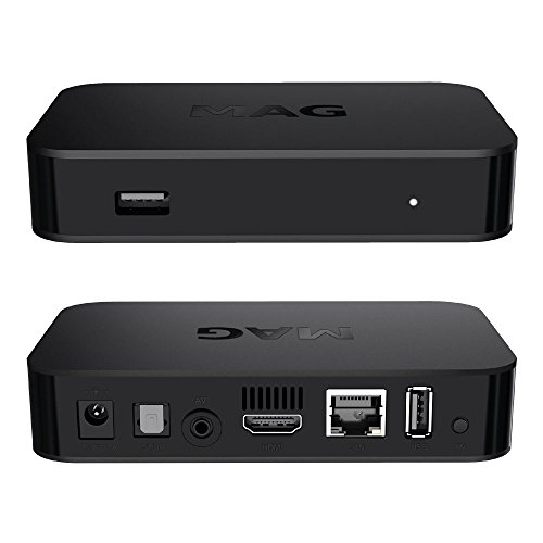 Original Infomir MAG 322 IPTV SET TOP BOX Multimedia Player Internet TV IP Receiver (HEVC H.265 support) + HDMI Kabel