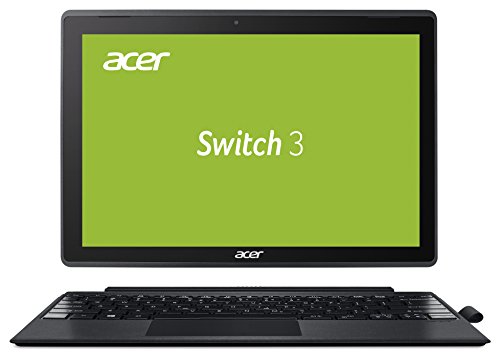 Acer Switch 3 SW312-31-P8VE 31 cm (12,2 Zoll Full-HD) Convertible Notebook (Intel Pentium N4200 Quad-Core, 4GB RAM, 128GB eMMC, Intel HD, Win 10 Home im S Modus) grau, Acer Active Pen