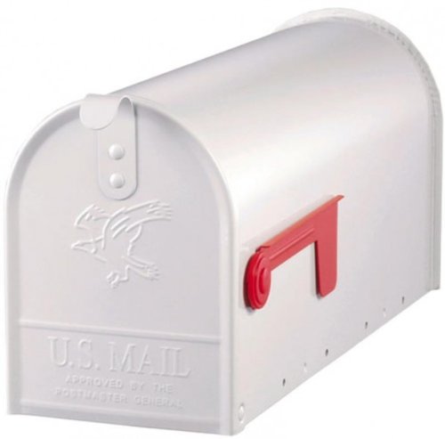 Original U.S. Mailbox - ELITE - Stahl - weiss - Gr. T1 Art E1100W00