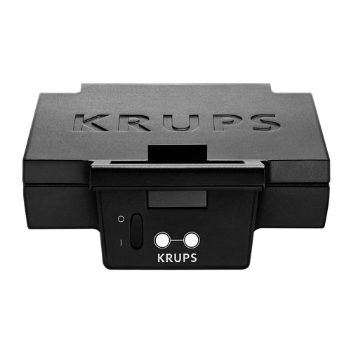 Krups FDK 451 Sandwich-Toaster (850 Watt, Toastplatten 25 x 12 cm) schwarz
