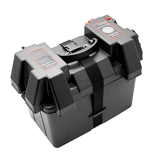 KKmoon Multifuctional Maschine 12 V Batterie Box USB Auto Ladegerät mit LED Voltmeter Bildschirm für Auto LKW Bootsanhänger RV