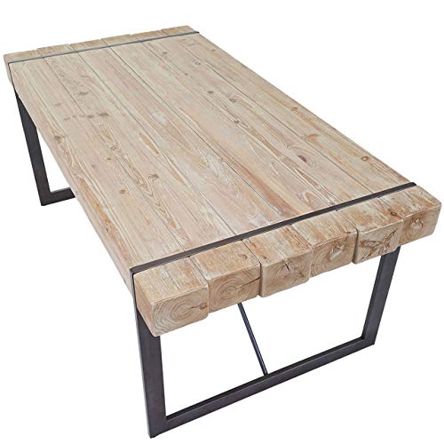 Mendler Esszimmertisch HWC-A15, Esstisch Tisch, Tanne Holz rustikal massiv ~ 75x160x90cm