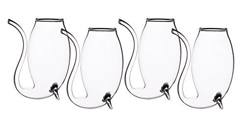 Trinkgläser für Portwein und Likör, Set mit 4 Stück, transparent, von Bar Craft