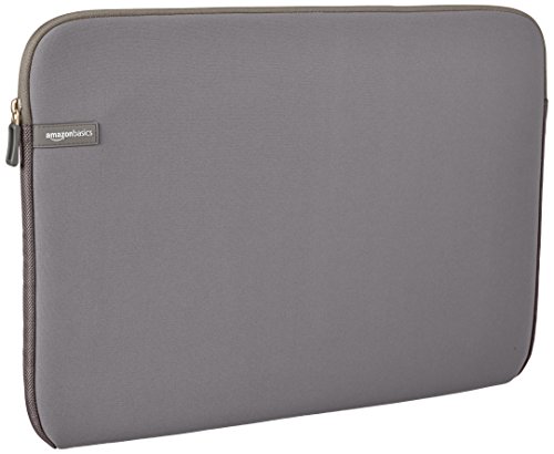 AmazonBasics Laptop-Schutzhülle,17,3 Zoll, Grau