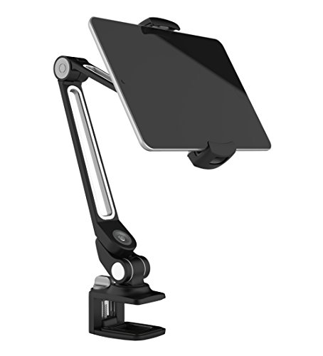 ZenCT Tablet Halterung,Desktop-Ständer Multi-Winkel Aluminium Tablet Halter für iPad Air Mini, Galaxy Tab, E-Reader 4'-10.1'