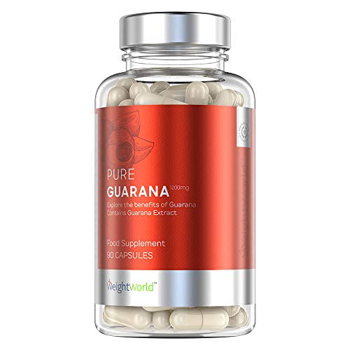 Pure Guarana 1200 Mg Kapseln - Hochdosiertes, Natürliches Nahrungsergänzungsmittel Aus Guarana Extrakt Zum Abnehmen - Tabletten Zur Erhöhung Des Energielevels Und Zur Anregung Des Stoffwechsels