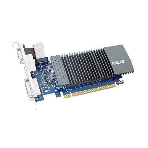 ASUS NVIDIA GeForce GT710-SL-2GD5-BRK Grafikkarte (Nvidia, PCI-E 3.0, 2GB DDR5 Speicher, 1xHDMI, 1xDVI)