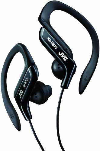 JVC Sport Style-Ear-Clip-Kopfhörer in schwarz