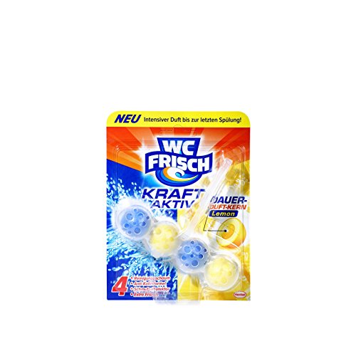 WC Frisch Kraft-Aktiv Duftspüler Lemon Paket, 10er Pack (10 x 50 g)