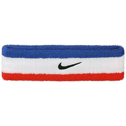 Nike Unisex Erwachsene Swoosh Headband/Stirnband, Rot (Habanero red/black), Einheitsgröße