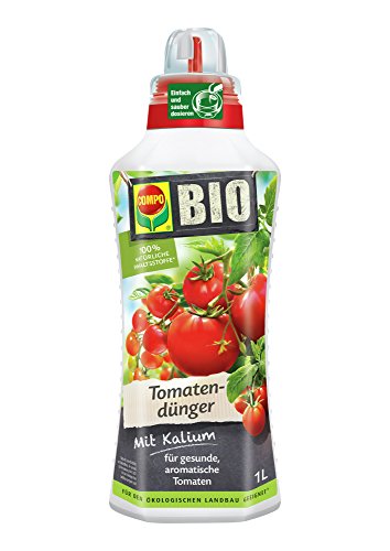 COMPO BIO Tomatendünger für alle Tomatenpflanzen, Natürlicher Spezial-Flüssigdünger, 1 Liter