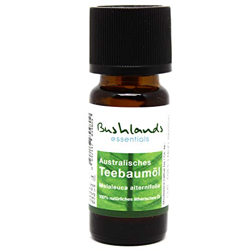 Bushlands essentials Teebaumöl 10ml - 100% naturreines, australisches ätherisches Öl