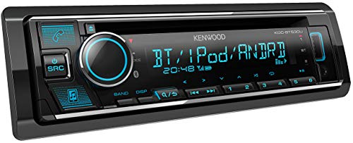 Kenwood KDC-BT530U CD-Autoradio mit Bluetooth Freisprecheinrichtung (Soundprozessor, USB, Spotify Control, 4x50 Watt, Farben einstellbar) Schwarz