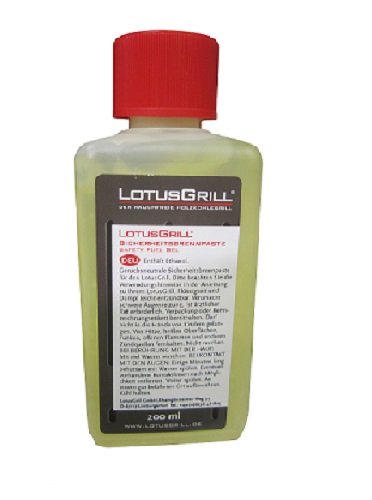 LotusGrill Sicherheitsbrennpaste aus Bio-Ethanol, Transparent, 14,0 x 11,8 x 5,5