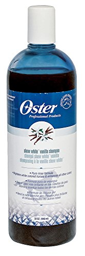 Oster 321503 Vanille-Shampoo Pferd Show White, Konzentrat 16:1