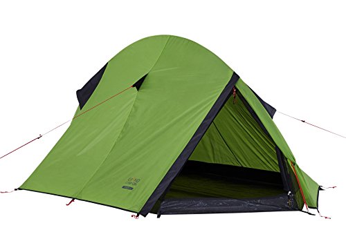 Grand Canyon Cardova 1 - leichtes Zelt, 1 - 2 Personen, für Trekking, Camping, Outdoor, Festival mit kleinem Packmaß, einfacher Aufbau, Wasserdicht, grün, 302006