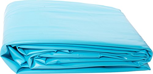 Poolomio PVC-Poolinnenfolie, hochwertige und kältebeständige Folie für den Pool, geeignet für Stahlwandpools mit Ø 460 x 120 cm, Stärke: 0,6mm, runde Poolfolie
