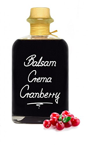 Balsamico Creme Cranberry 0,5L 3% Säure mit original Crema di Aceto Balsamico di Modena IGP.